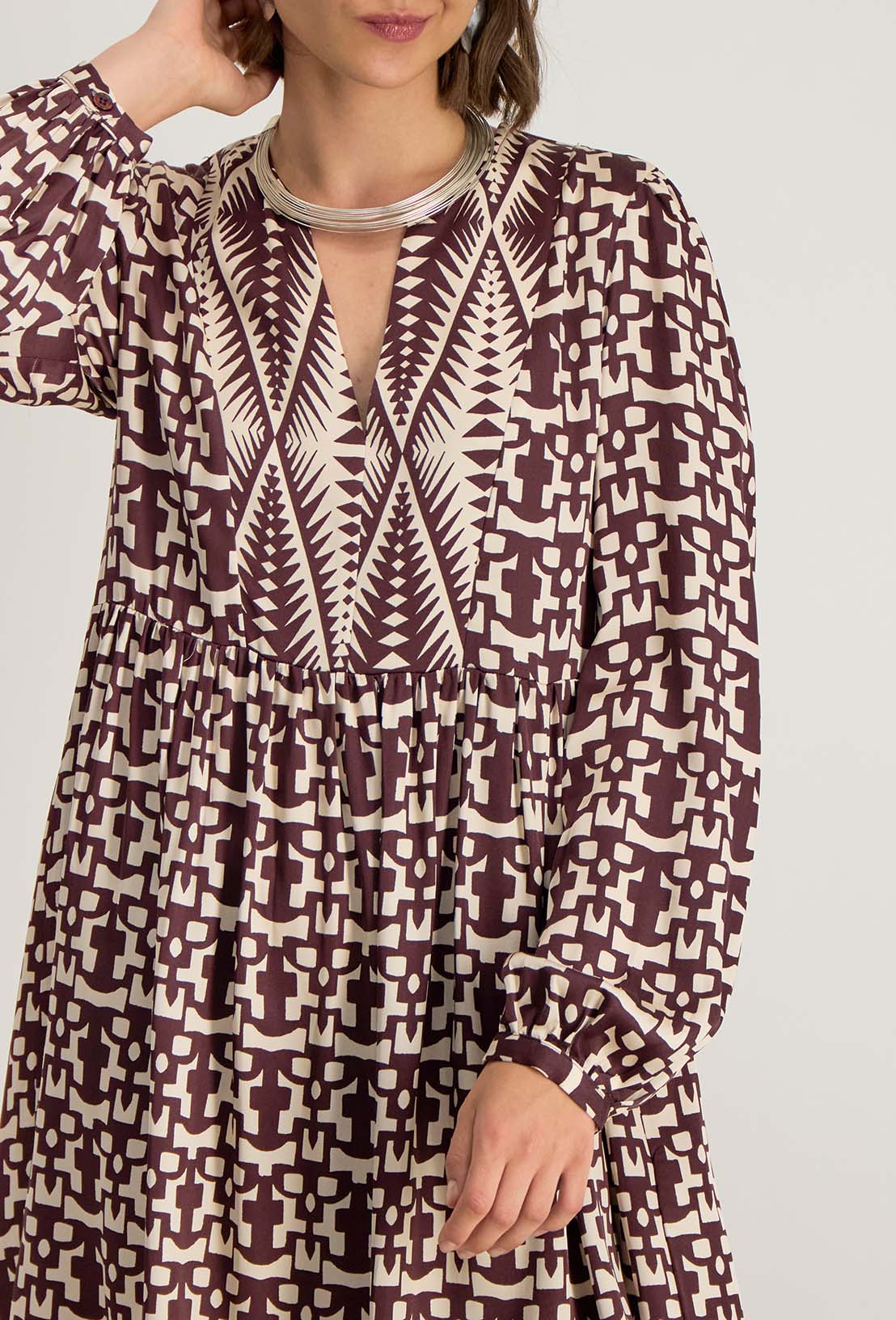 Robe Courte Azel - Bordeaux
