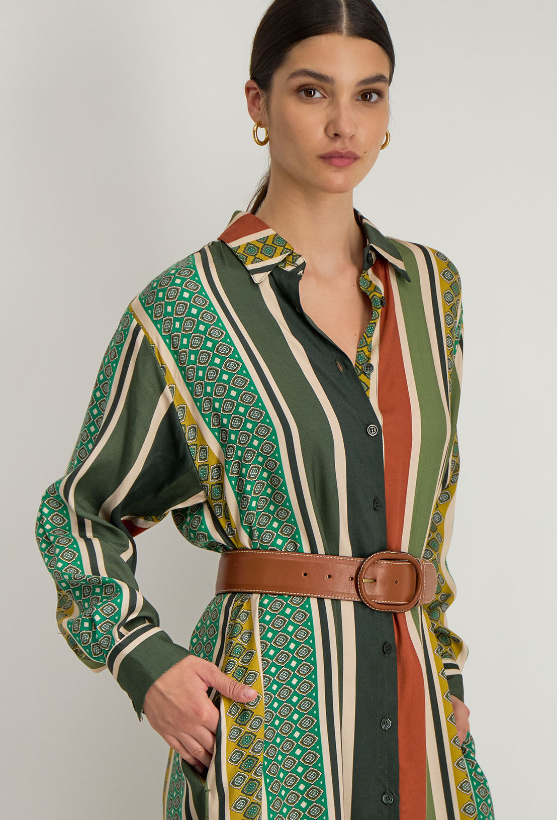 Robe Chemise Longue Neria - Multico