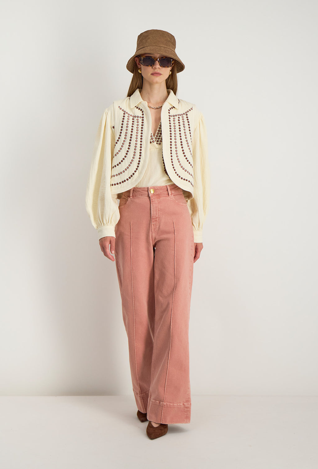 Vest Sm Lois - Kridt