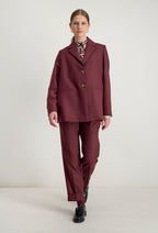 Veste Pli Creux Raina - Bordeaux
