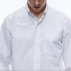 Fursac - Chemise Blanche En Oxford De Coton - Blanc