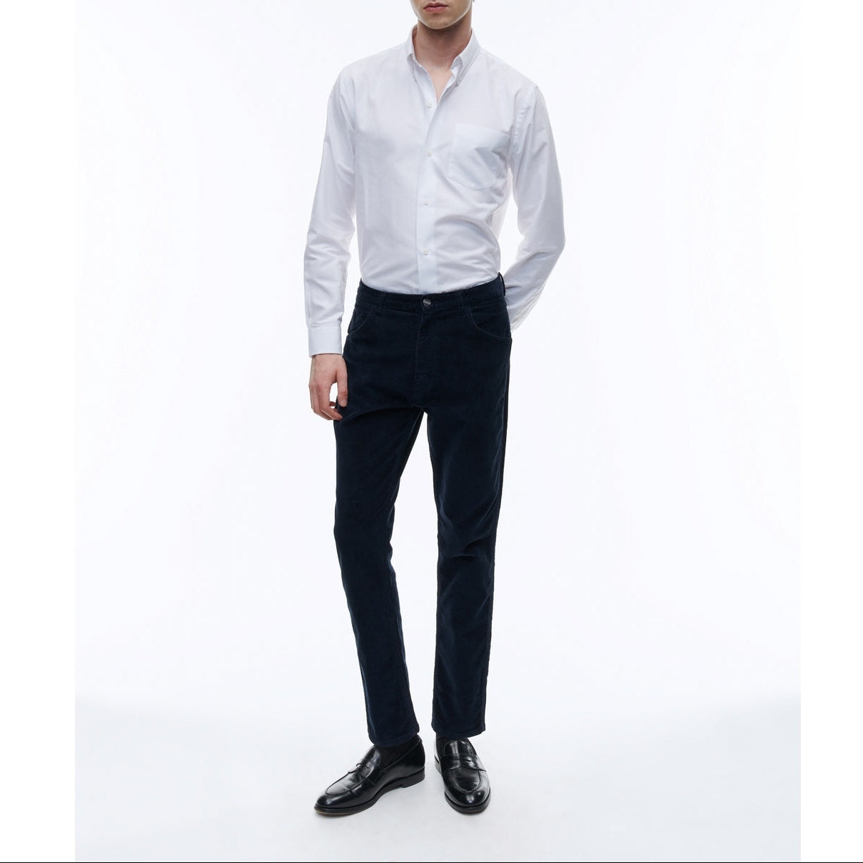 Fursac - Chemise Blanche En Oxford De Coton - Blanc