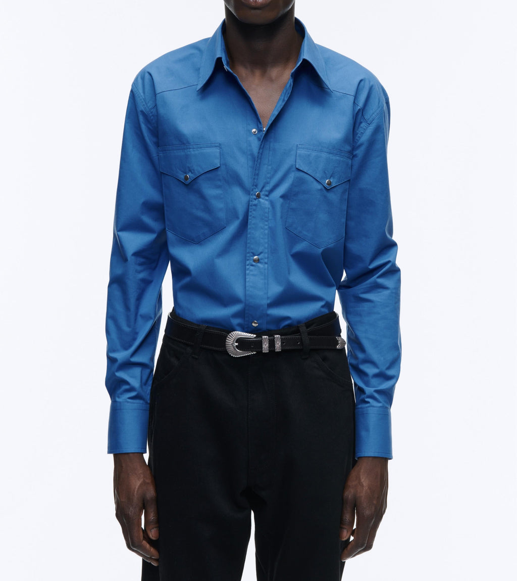 Fursac - Chemise Western En Popeline De Coton - Indien - Homme