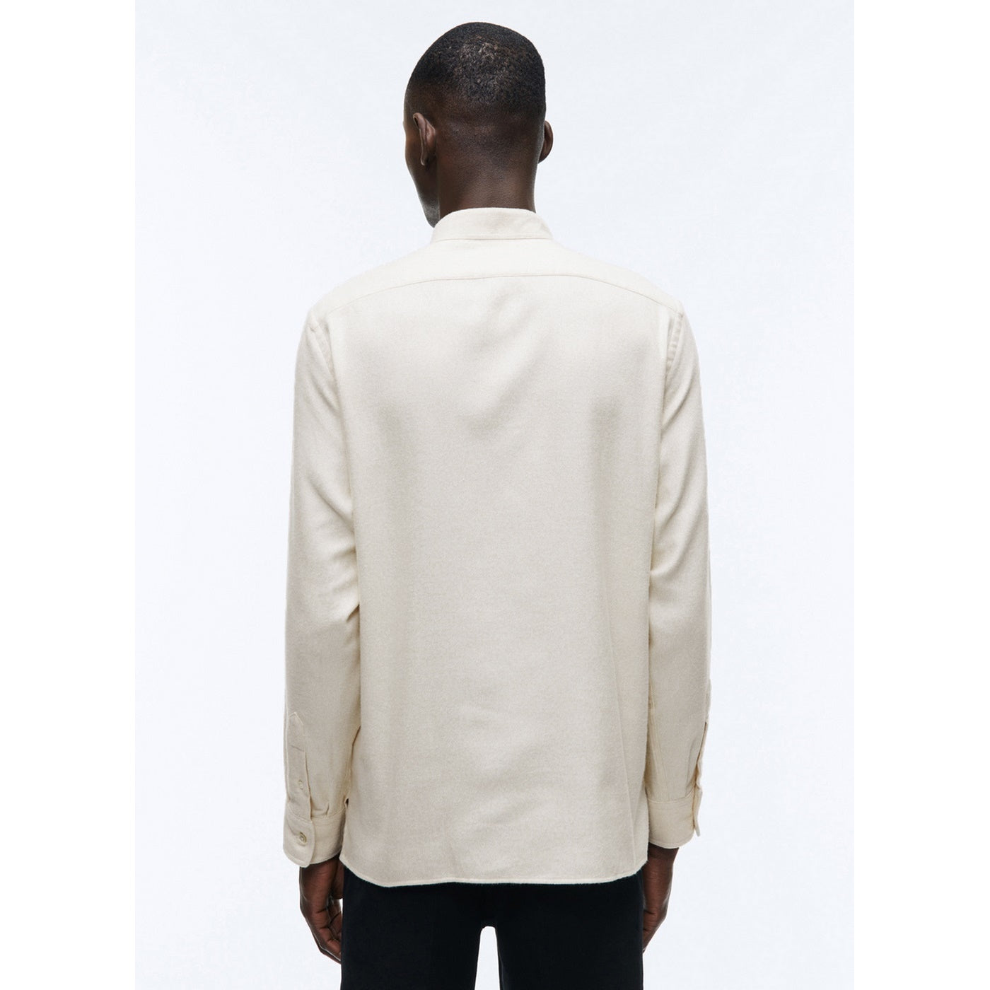 Fursac - Cotton Flannel Shirt - Natural - Men