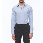 Blue Fine Close Striped Shirt - Indian