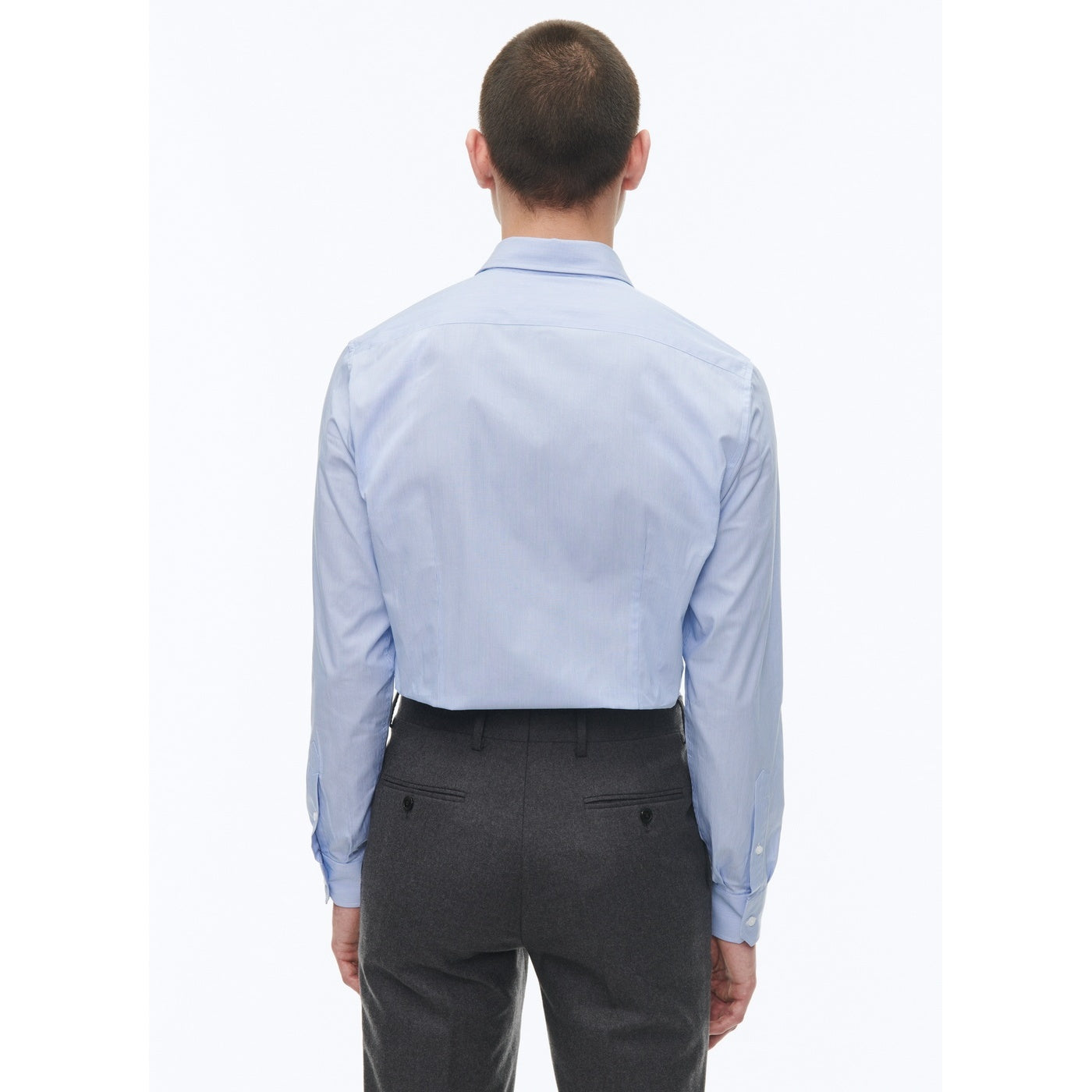 Blue Fine Close Striped Shirt - Indian