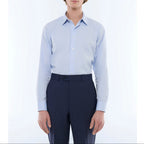 Fursac - Chemise En Popeline De Coton - Bleu
