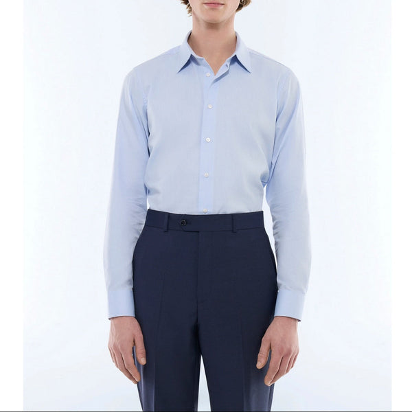 Cotton Poplin Shirt - Blue