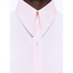 Camisa Rosa Con Cuello Lanza - Rosa Pálido