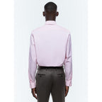 Camisa Rosa Con Cuello Lanza - Rosa Pálido