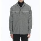 Fursac - Camisa recta de algodón cepillado orgánico