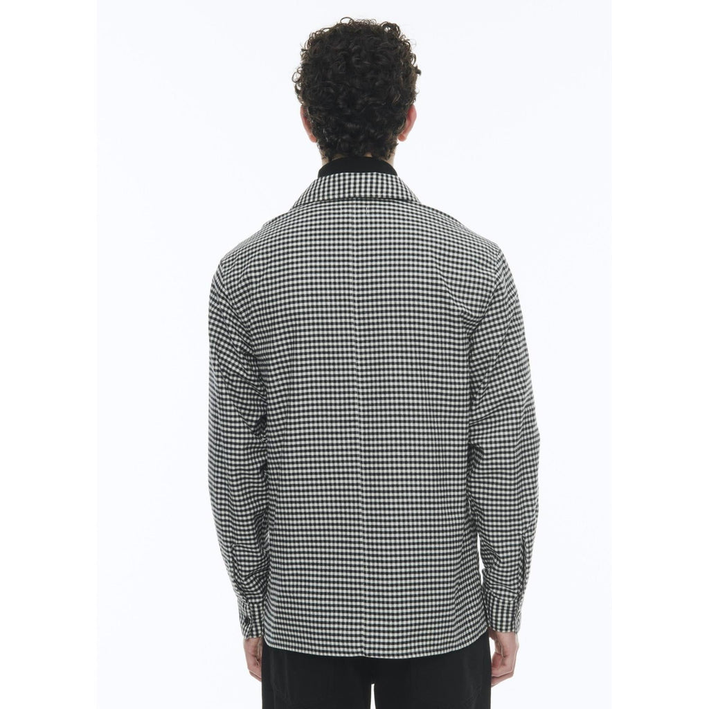 Fursac - Camisa recta de algodón cepillado orgánico
