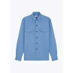 Fursac - Surchemise Twill Épais Bleue - Bleu Gris