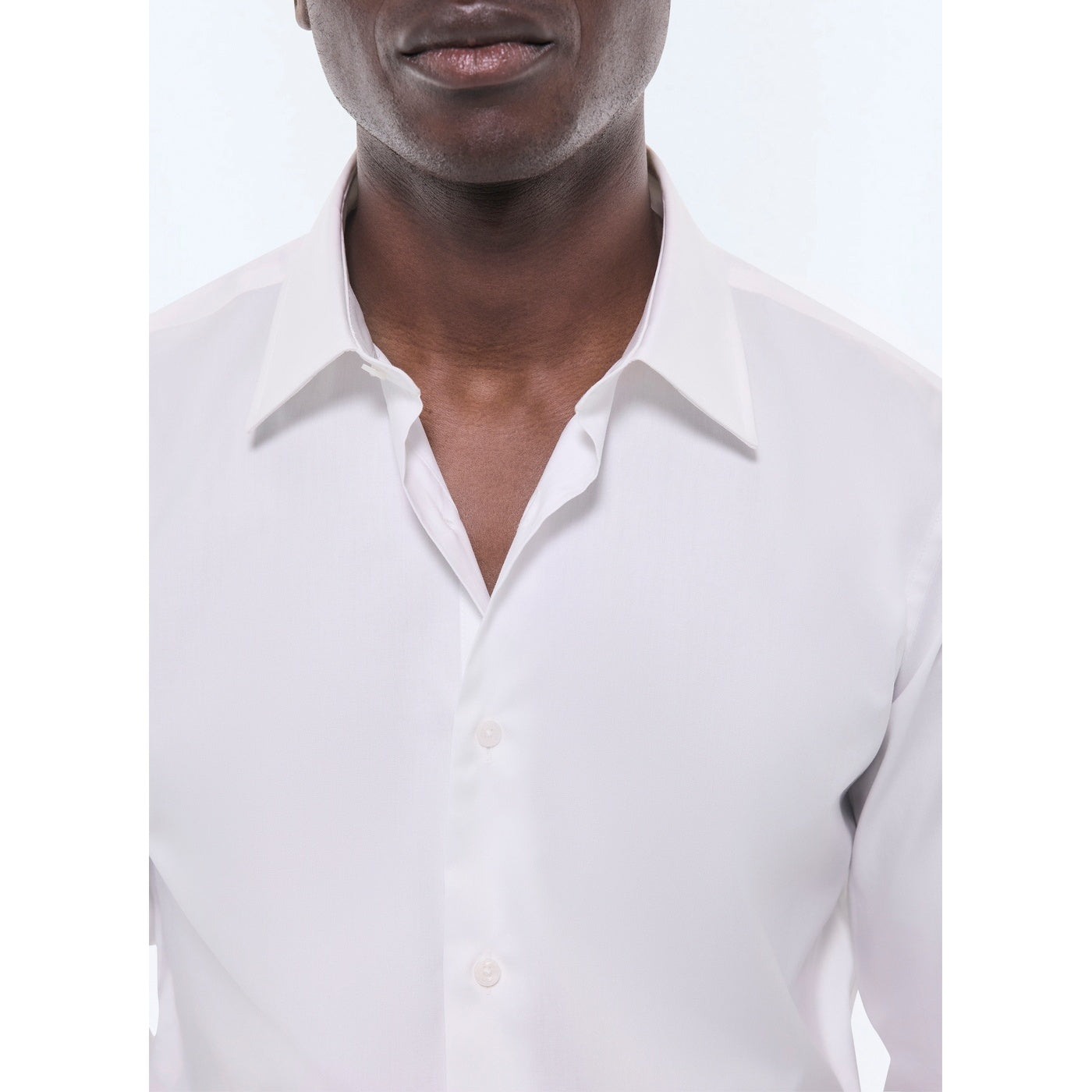Fursac - Chemise Essayage Popeline Unie - Blanc