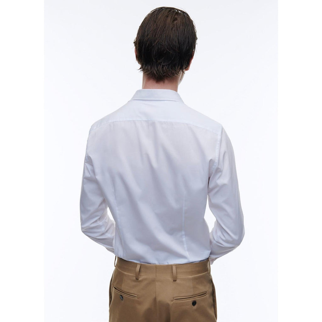 Fursac - Chemise En Popeline De Coton Biologique - Blanc - Homme