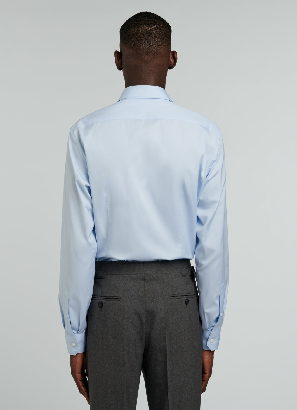 Fursac - Chemise En Popeline De Coton - Ciel - Homme