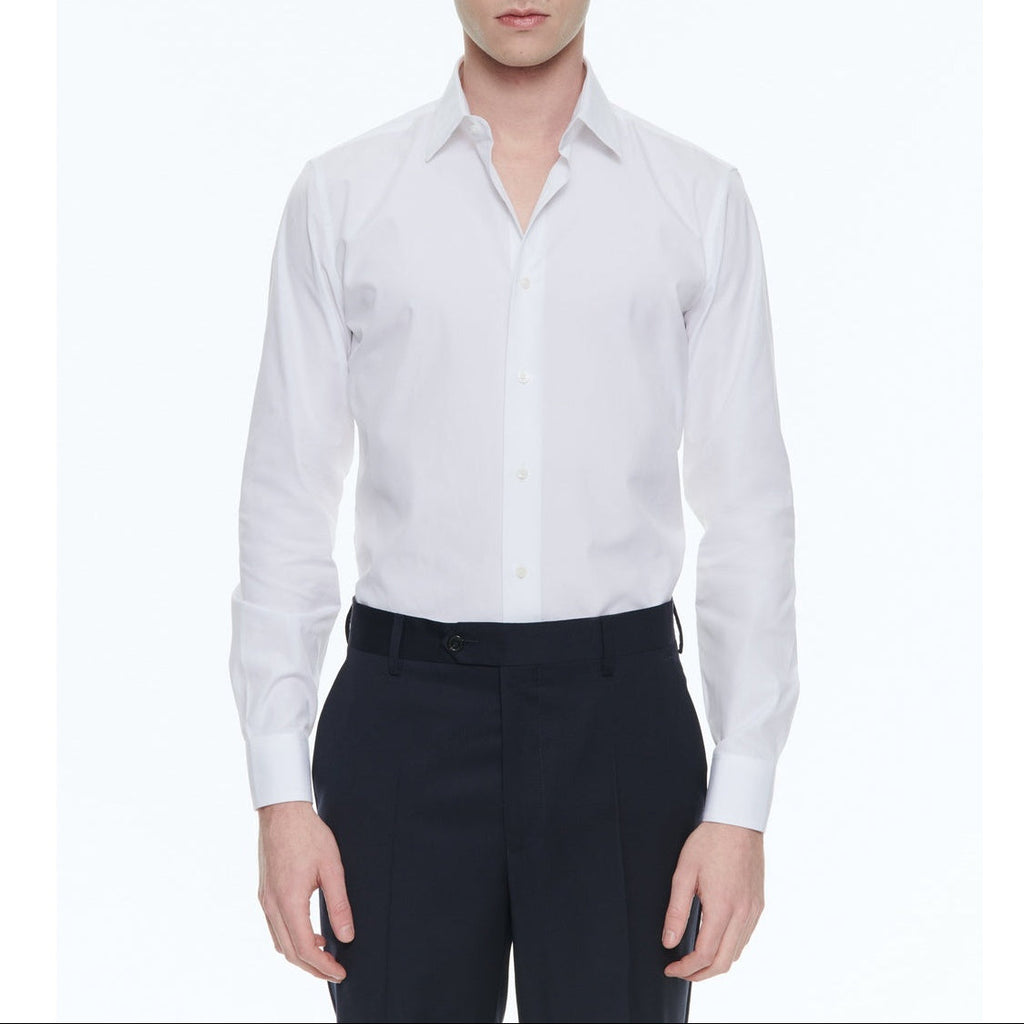Fursac - White Cotton Twill Shirt - White