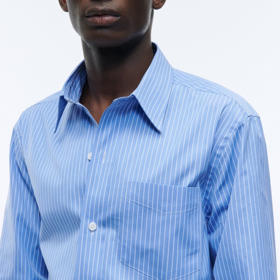 Fursac - Striped Shirt In Cotton Poplin