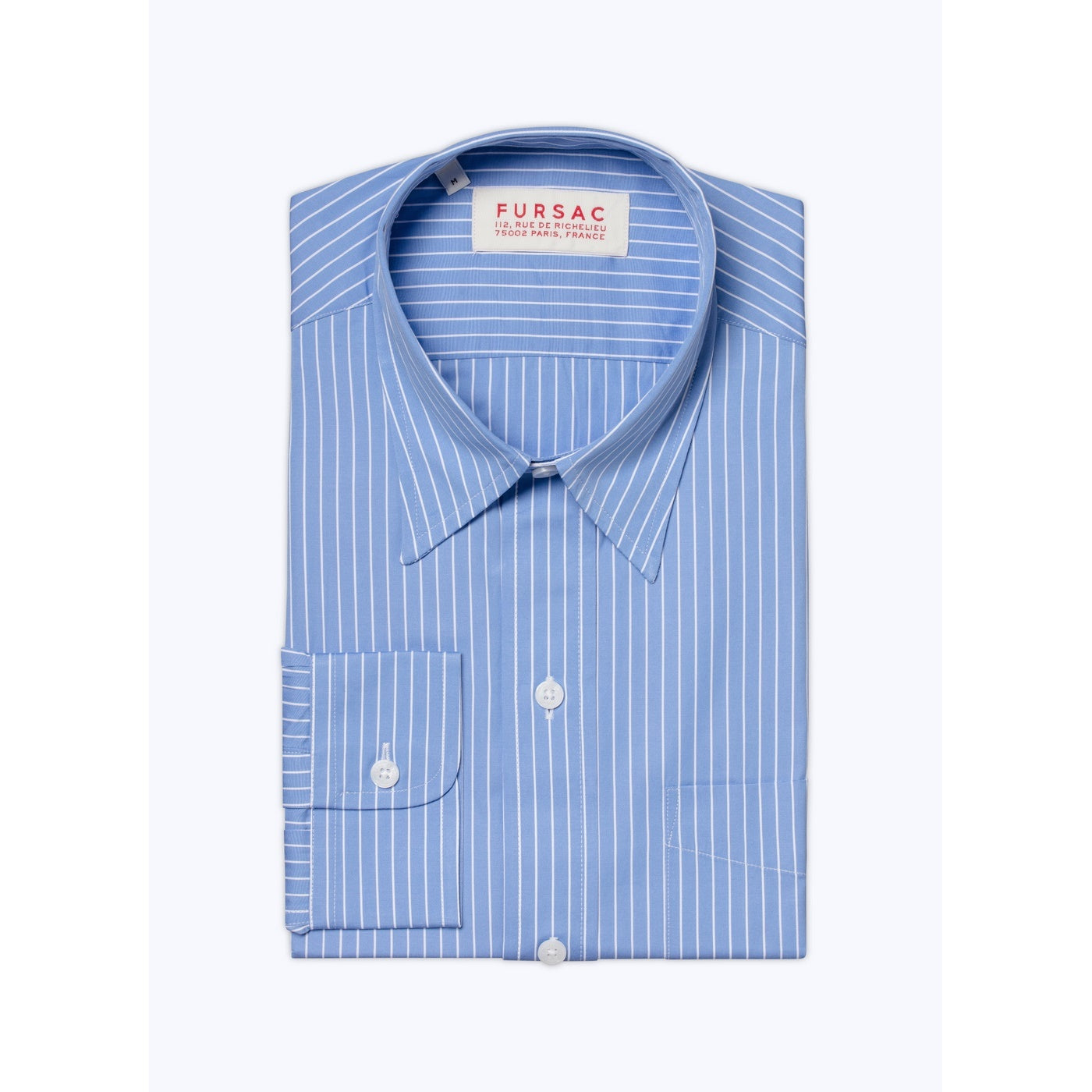 Fursac - Striped Shirt In Cotton Poplin
