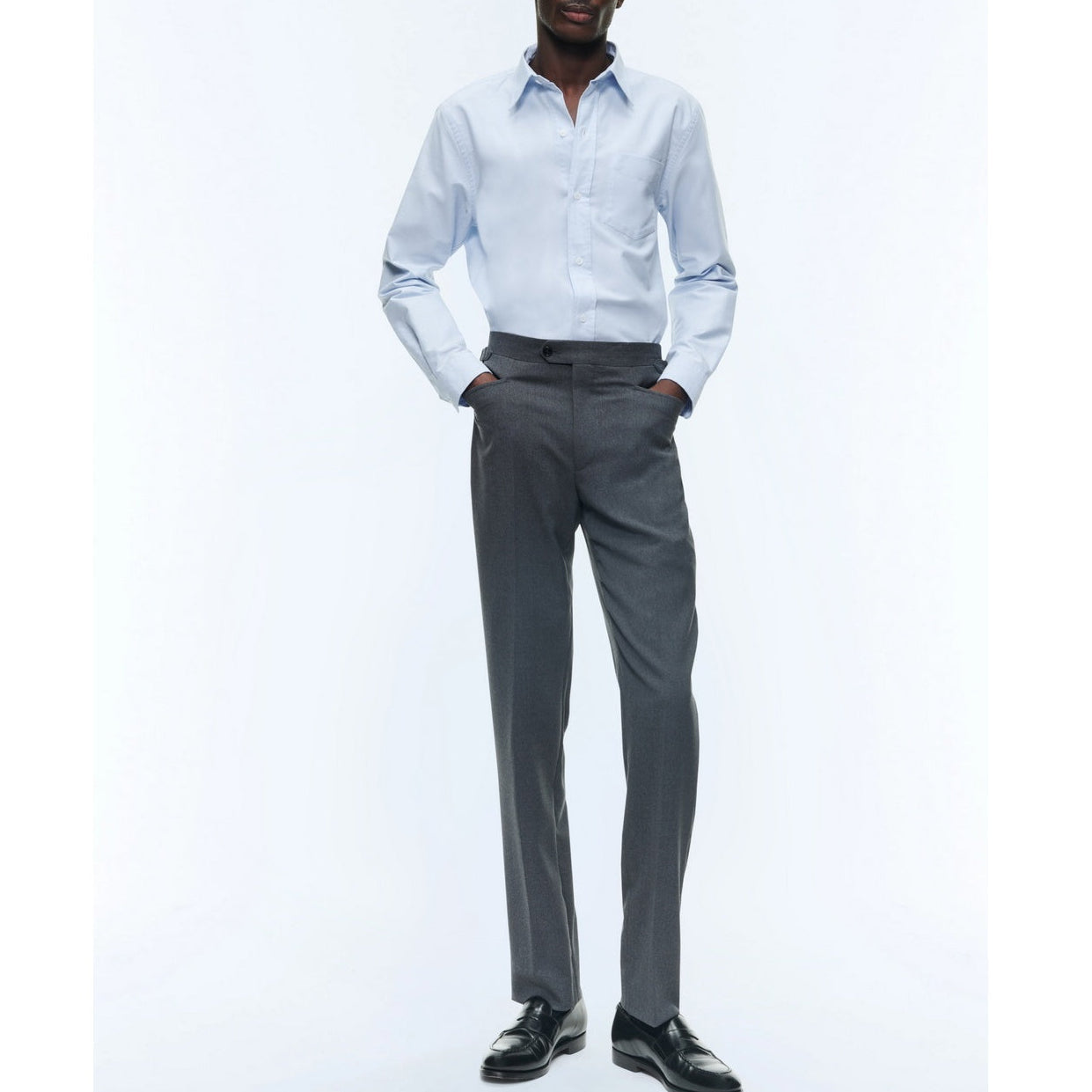 Fursac - Chemise Oxford Uni - Ciel