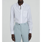 Fursac - Chemise Blanche En Oxford De Coton - Blanc