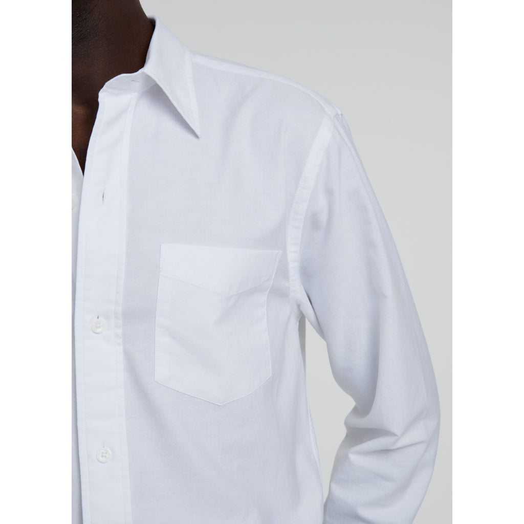 Fursac - Chemise Blanche En Oxford De Coton - Blanc