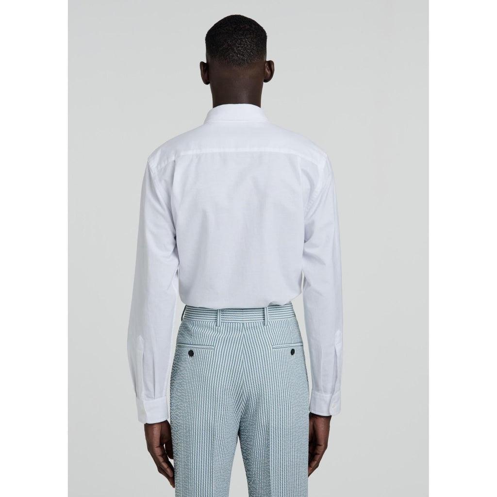 Fursac - Chemise Blanche En Oxford De Coton - Blanc