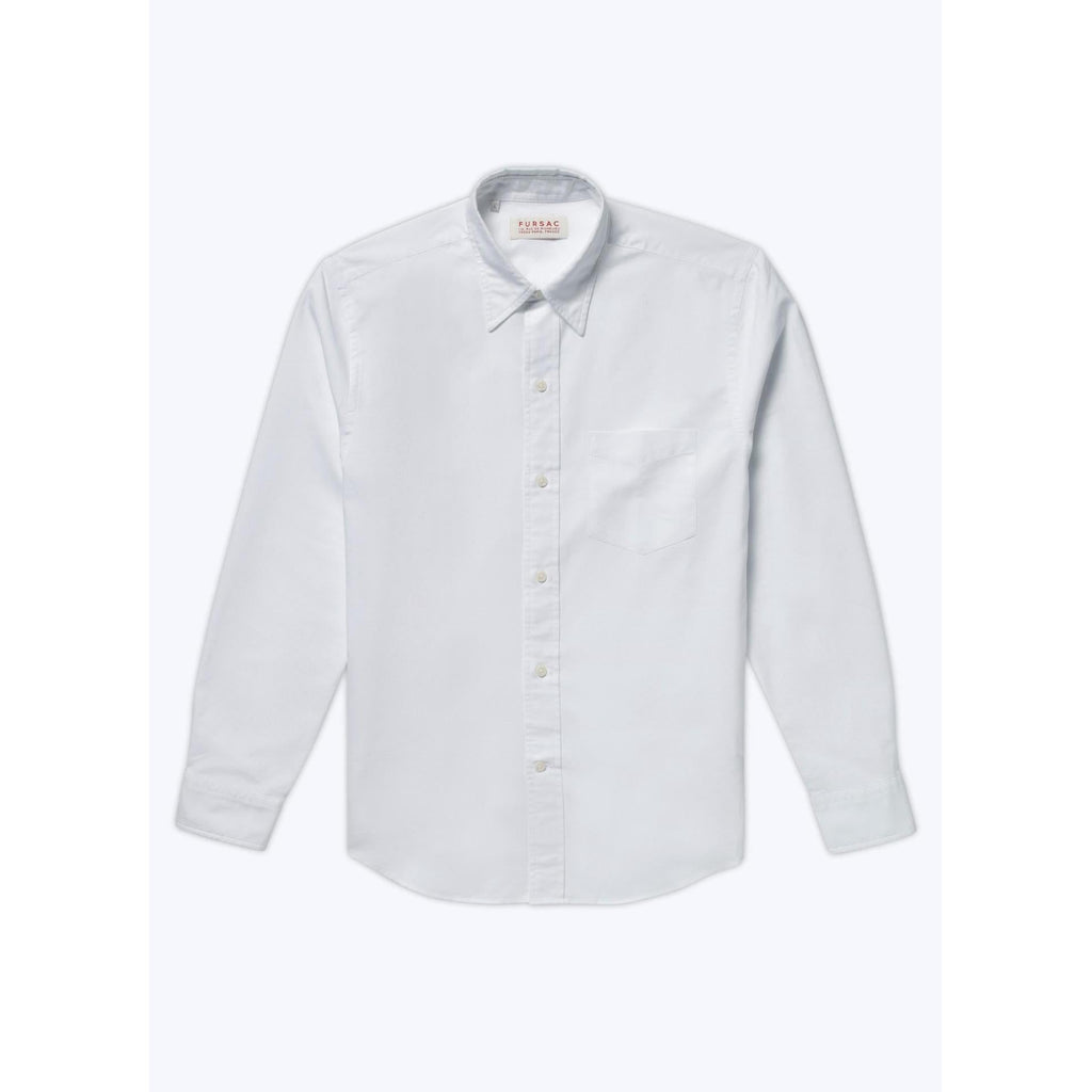 Fursac - Chemise Blanche En Oxford De Coton - Blanc