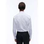 Fursac - Chemise À Plastron En Popeline De Coton - Blanc - Homme