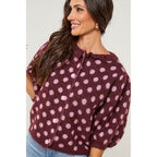 Strickjacke – Bordeauxrot