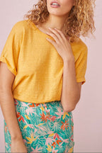 Tee Shirt Hanami - Safran