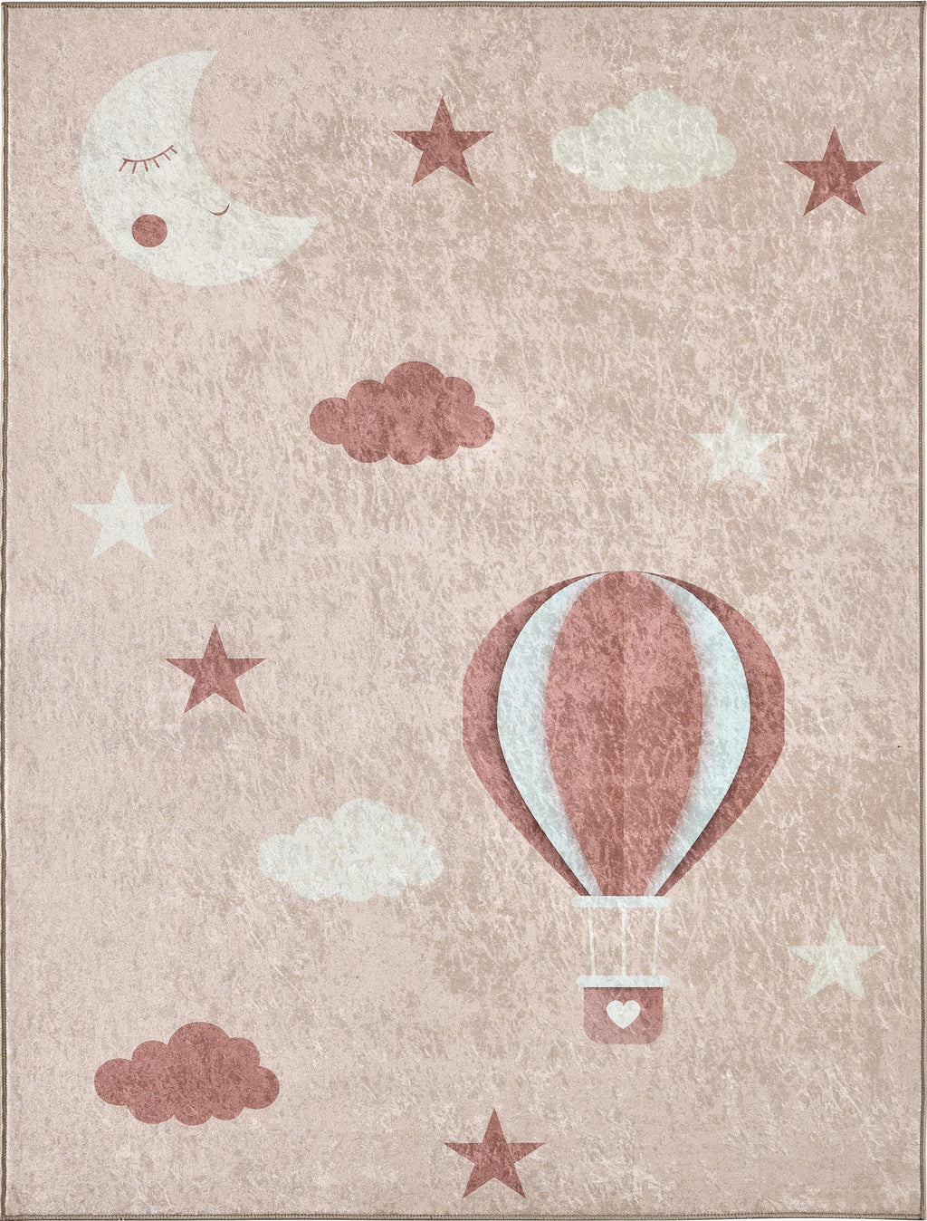 Happy - Tapis D'Intérieur - Polyester Imprimé - Beige