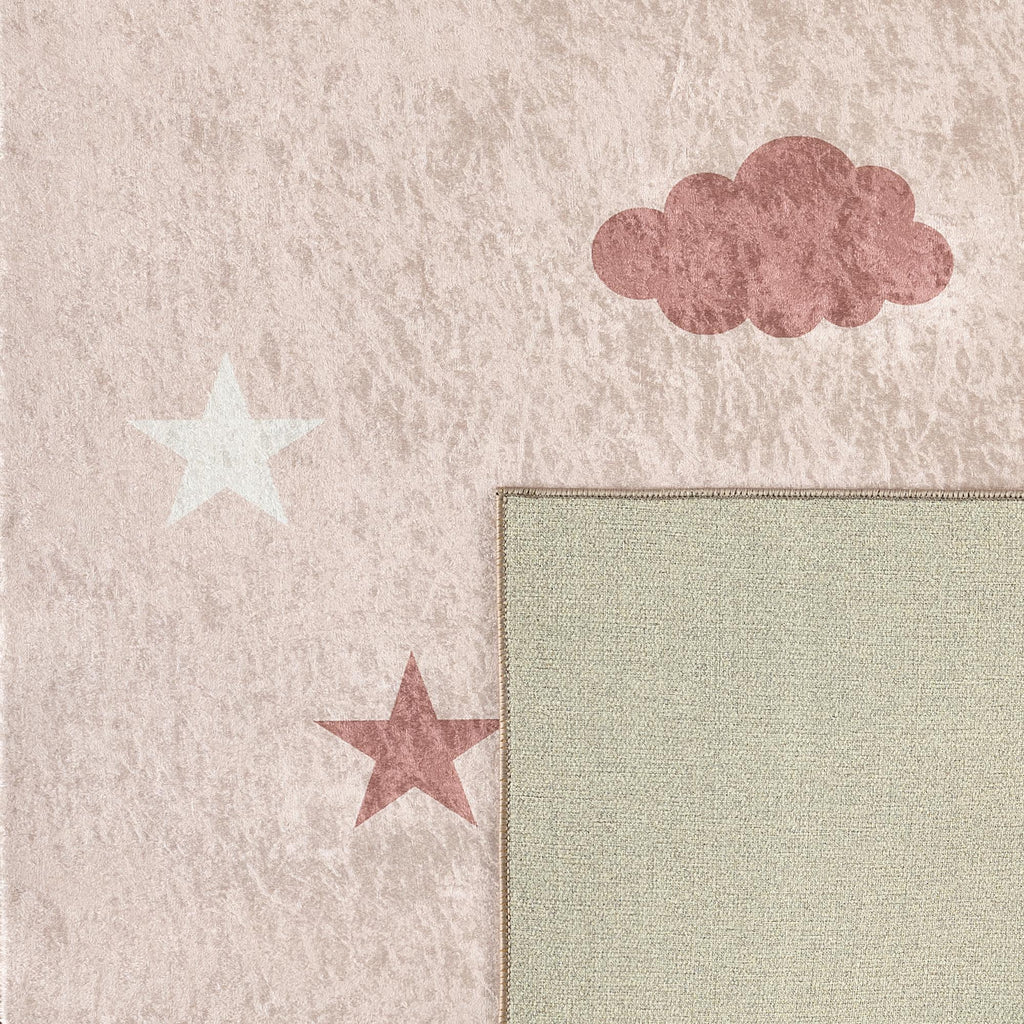 Happy - Tapis D'Intérieur - Polyester Imprimé - Beige