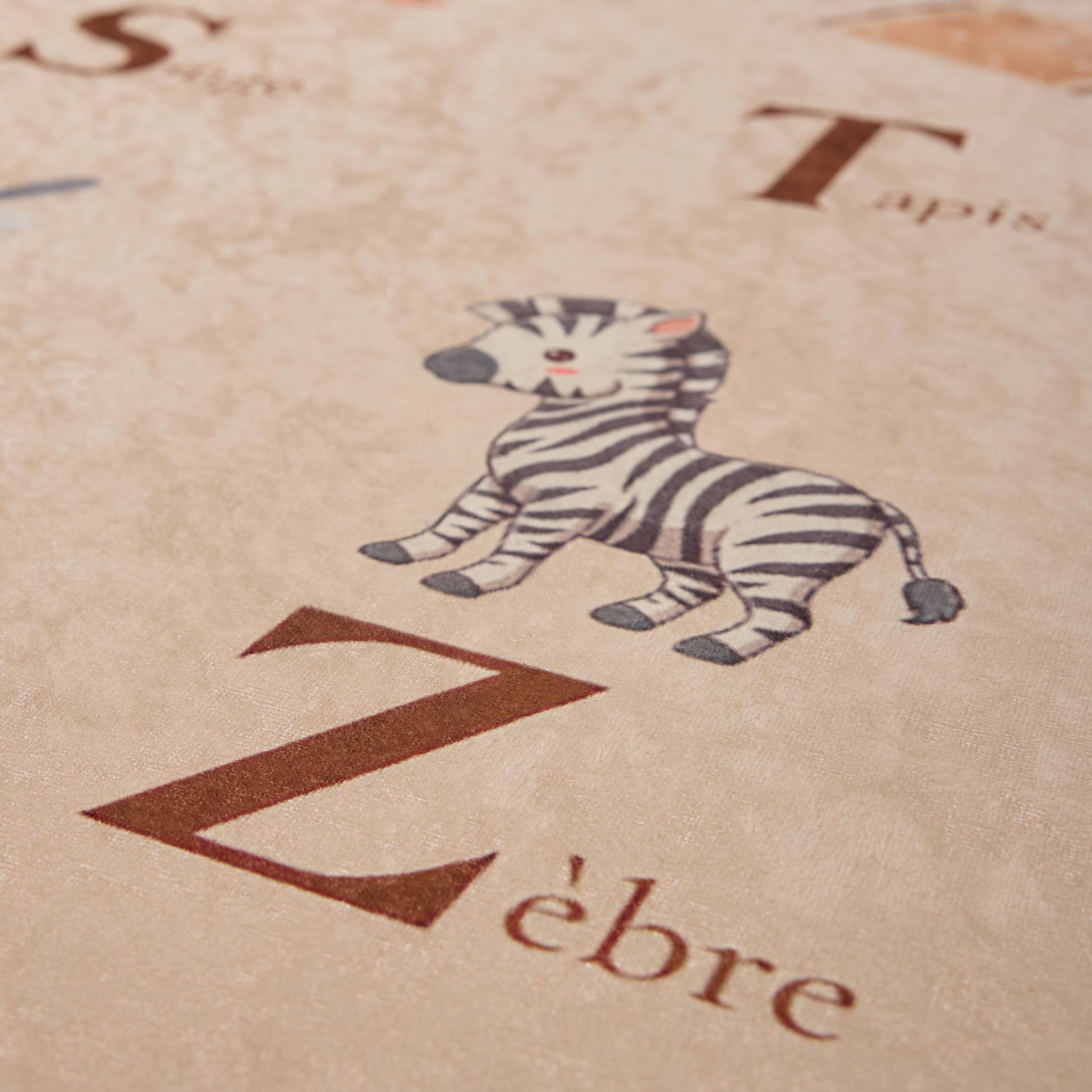 Happy - Alfombra Interior - Poliéster Estampado - Beige