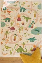 Happy - Tapis D'Intérieur - Polyester Imprimé - Beige