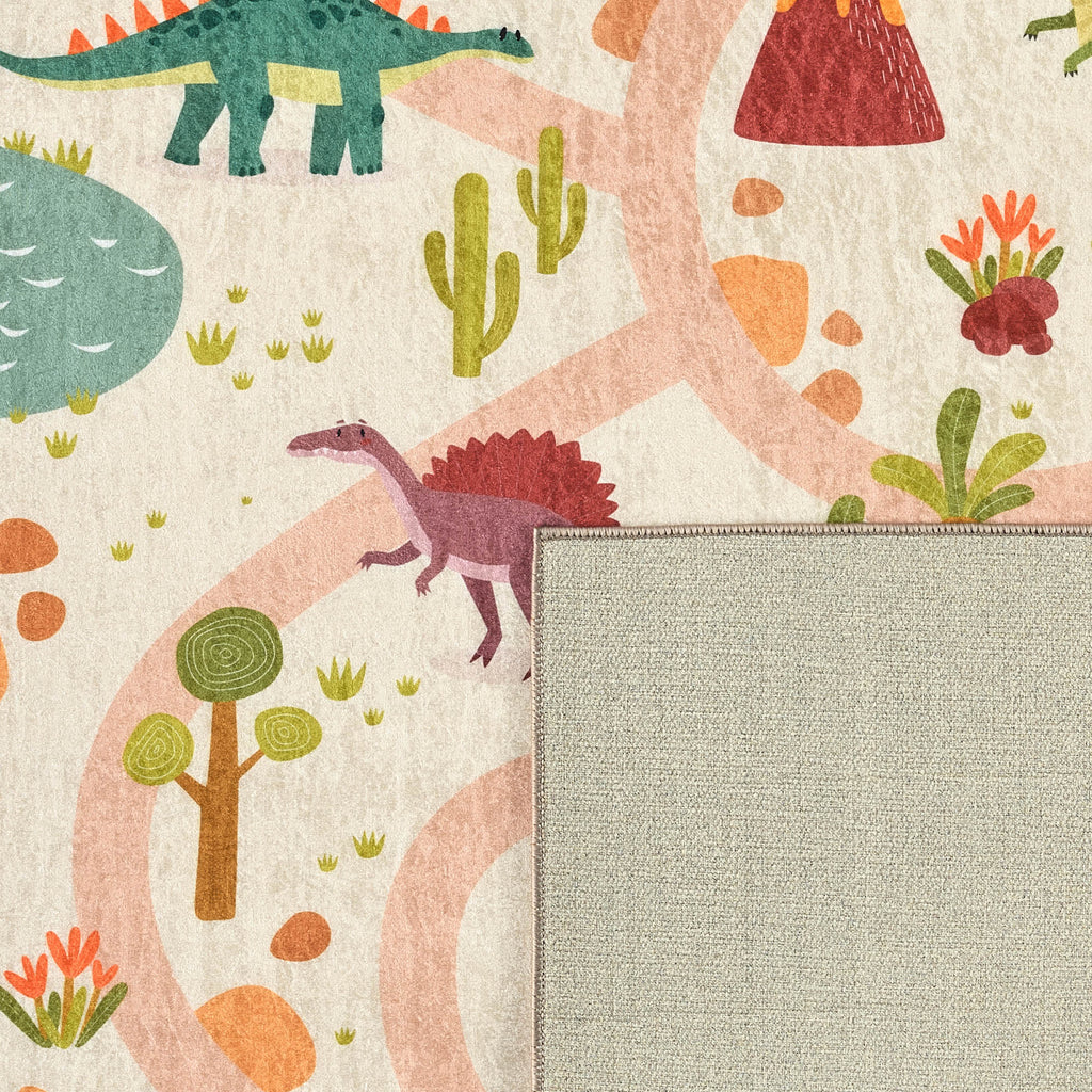 Happy - Tapis D'Intérieur - Polyester Imprimé - Beige