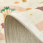 Happy - Tapis D'Intérieur - Polyester Imprimé - Beige