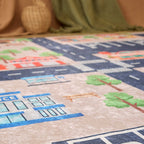 Happy - Tapis D'Intérieur - Polyester Imprimé - Beige