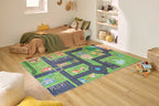 Happy - Tapis D'Intérieur - Polyester Imprimé - Vert