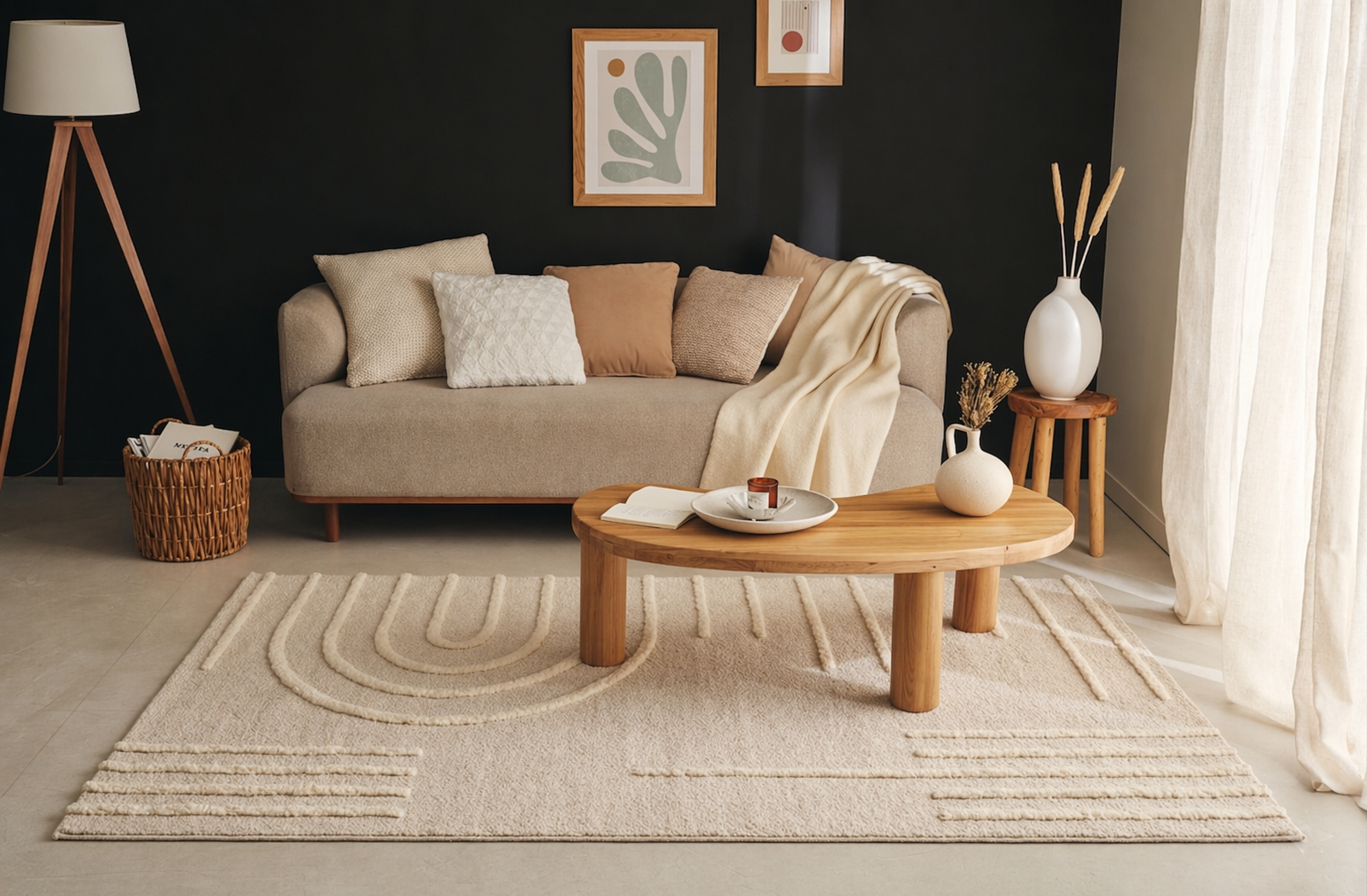 Harmonie - Alfombra de interior - Polipropileno - Crema