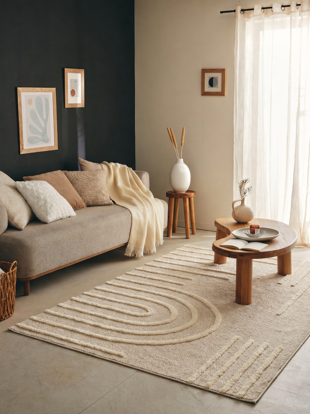 Harmonie - Alfombra de interior - Polipropileno - Crema