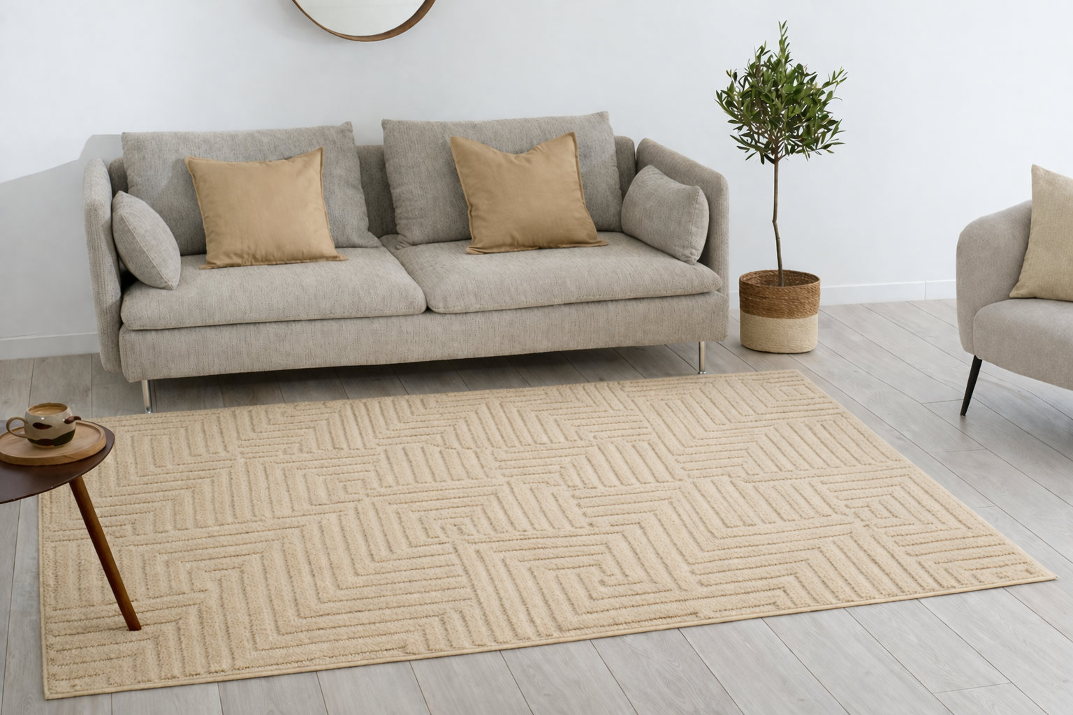 Harmonie - Tapis D'Intérieur - Polypropylène - Beige
