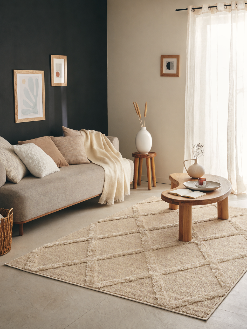 Harmonie - Tapis D'Intérieur - Polypropylène - Beige