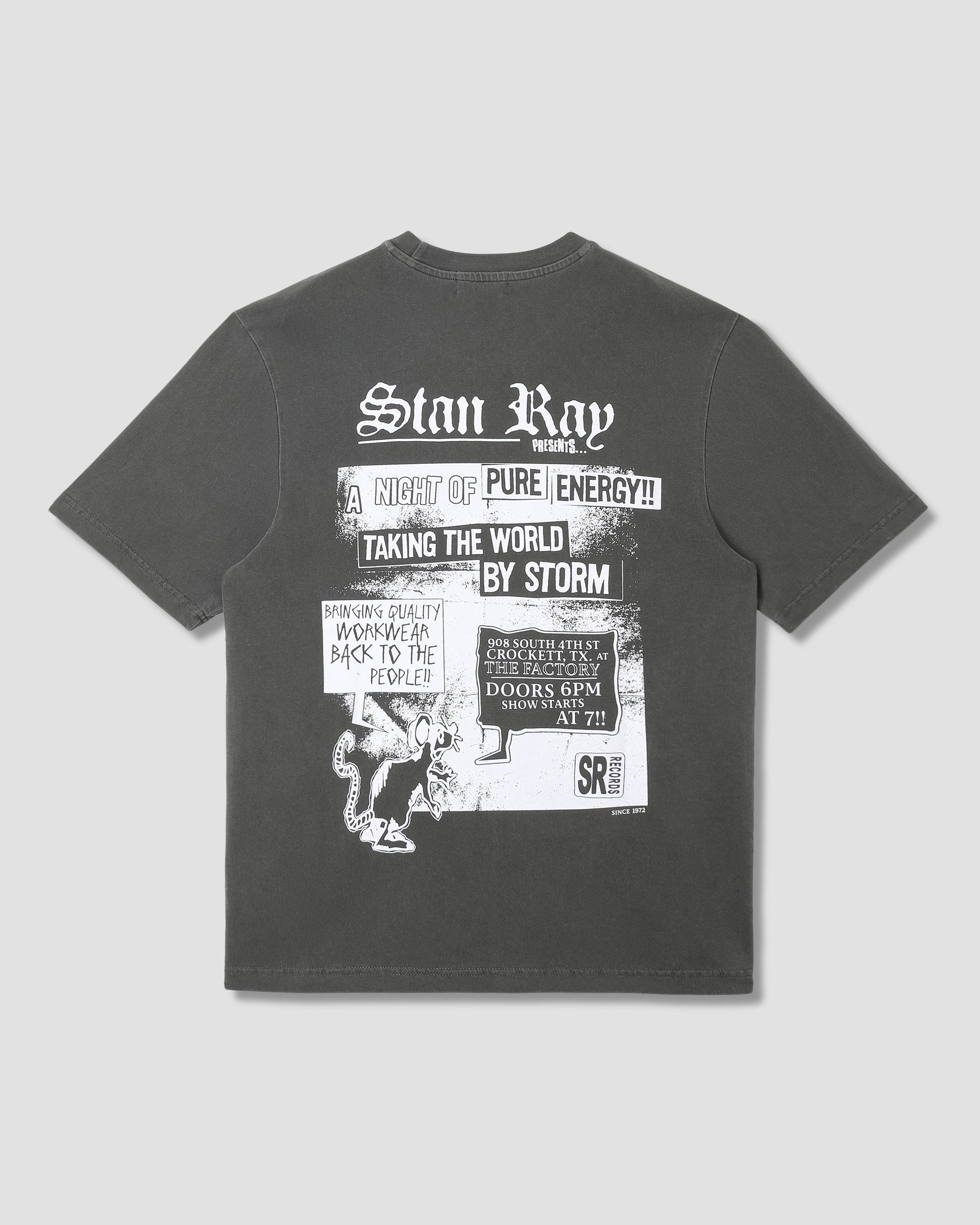 Camiseta Hardcore - Negro lavado