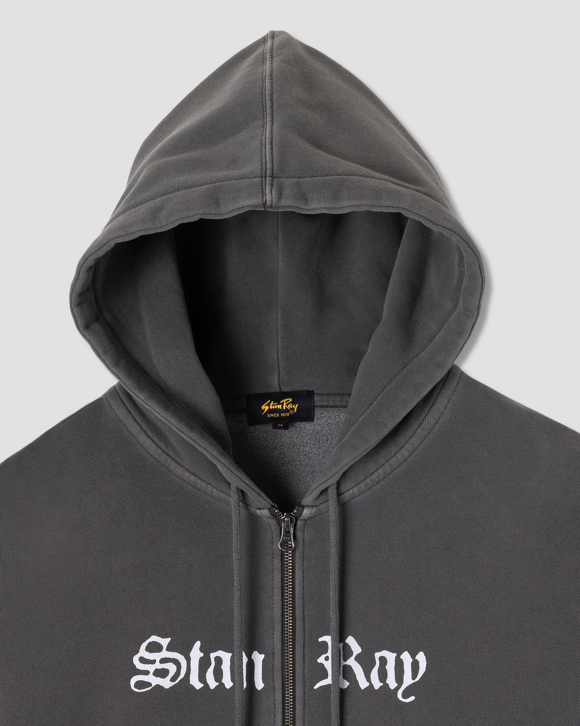 Hardcore Zip Hood - Washed Black
