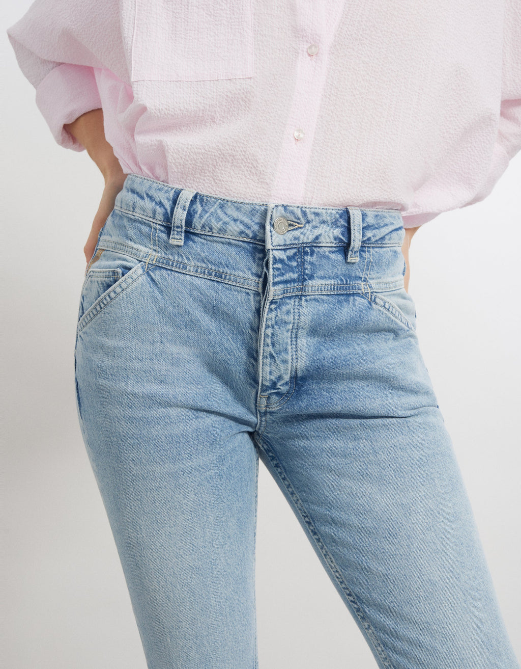 Harry Mom Jeans - Denim B-452 - Women's