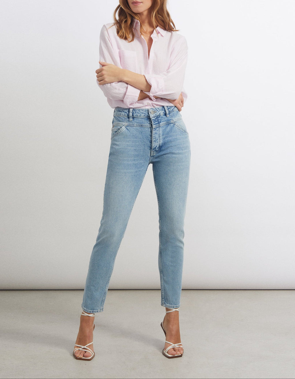Harry Mom Jeans - Denim B-452 - Women's