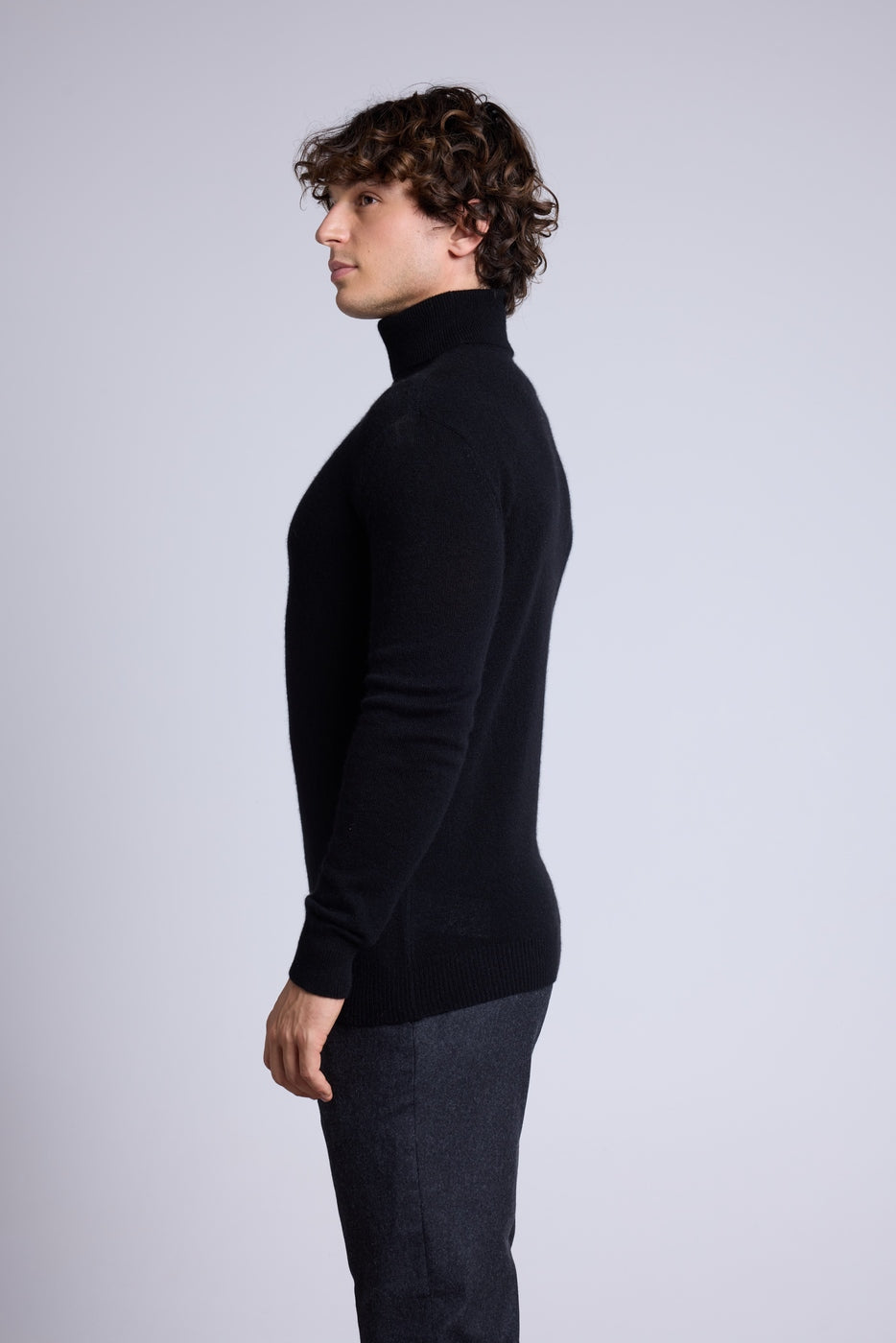 Jersey de Cuello Alto Harry - Negro - Hombre