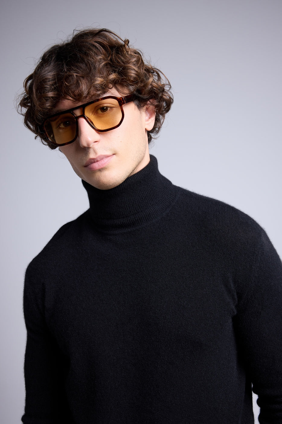 Jersey de Cuello Alto Harry - Negro - Hombre