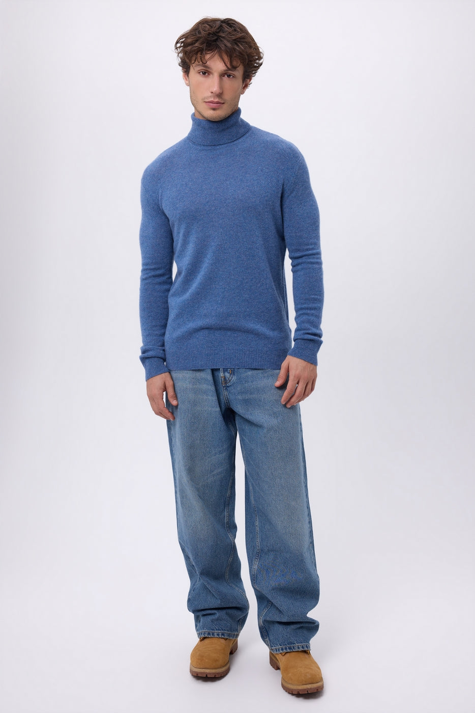 Cuello alto Harry - Azul vaquero - Hombre